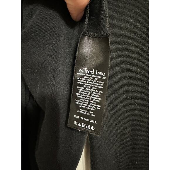 Aritzia‎ Wilfred Free black mock neck sweater size 2XS - Picture 4 of 6